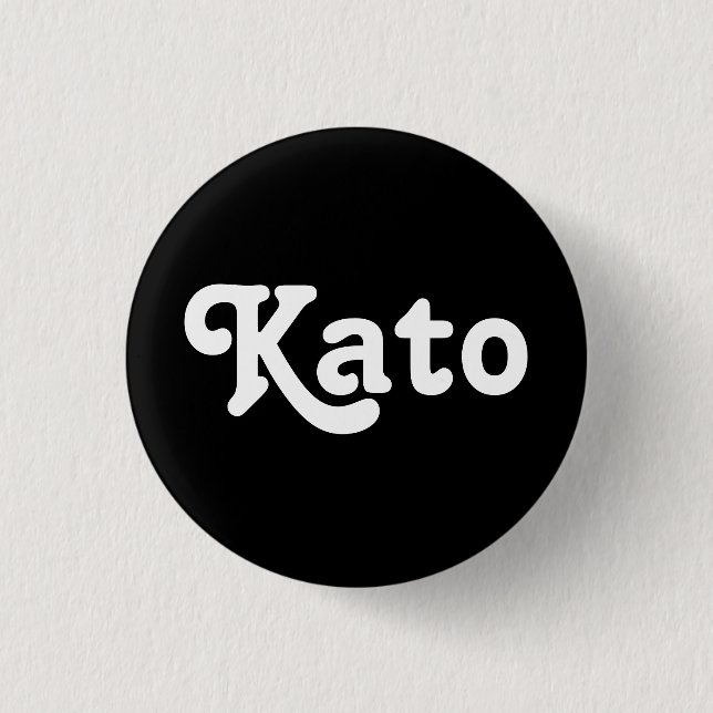 Bóton Redondo 2.54cm Button Kato (Frente)