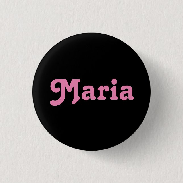 Bóton Redondo 2.54cm Button Maria (Frente)