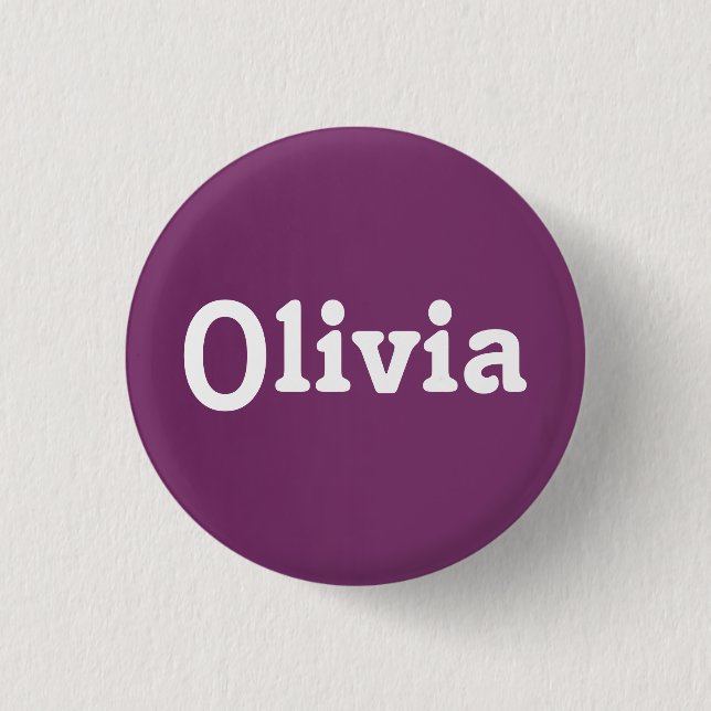 Bóton Redondo 2.54cm Button Olivia (Frente)