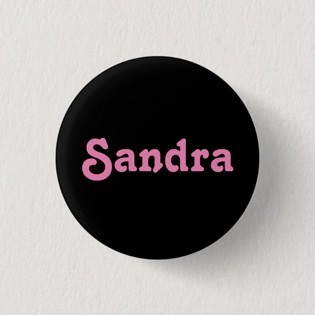 Bóton Redondo 2.54cm Button Sandra (Frente)