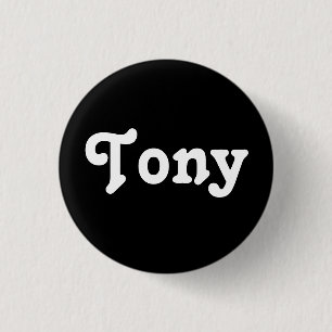 Bóton Redondo 2.54cm Button Tony
