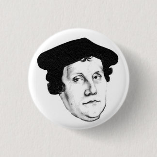 Bóton Redondo 2.54cm Cabeça de Luther