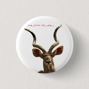 Bóton Redondo 2.54cm Cace o Kudu