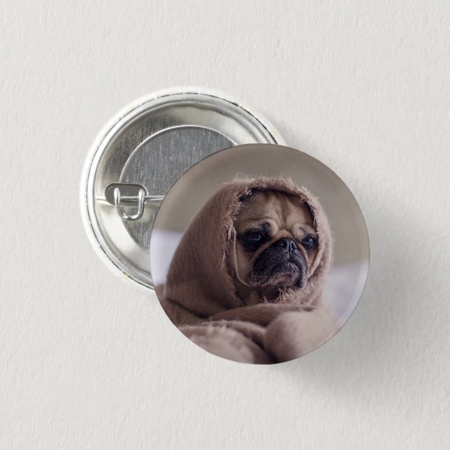 Bóton Redondo 2.54cm Cachorro Engraçado num Cachorro (Frente & Verso)