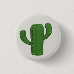 Bóton Redondo 2.54cm Cactus