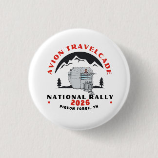 Bóton Redondo 2.54cm Camiseta Oficial da Avion Travelcade Nat'l Rally 2