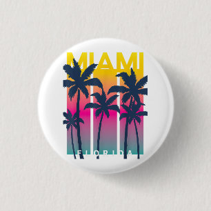 Bóton Redondo 2.54cm Camisetas Gráficas De Design legal De Miami Flórid