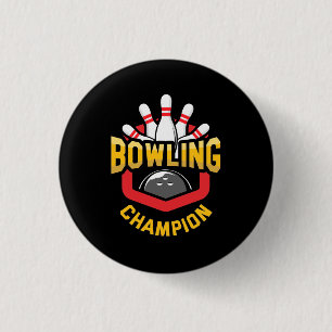 Bóton Redondo 2.54cm Campeão da Boliche Orgulhosa