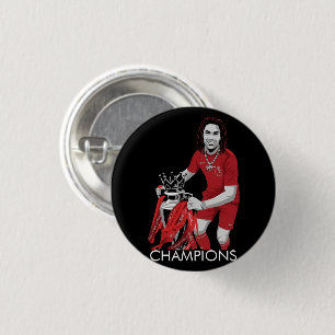 Bóton Redondo 2.54cm Campeões da Inglaterra Arteta Arsenal