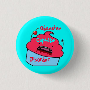 Bóton Redondo 2.54cm Cannibal Cupcake button