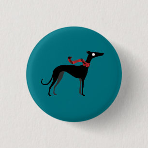 Bóton Redondo 2.54cm Cão do inverno