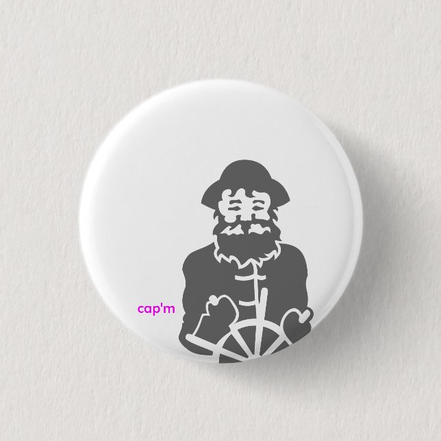 Bóton Redondo 2.54cm cap'm (Frente)