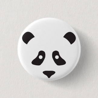 Bóton Redondo 2.54cm Cara da panda