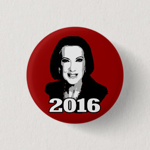 BÓTON REDONDO 2.54CM CARLY FIORINA 2016 CANDIDATO