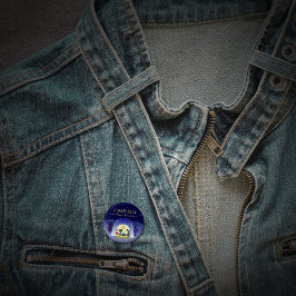 Bóton Redondo 2.54cm Celebração de Neve de Edo-Neko