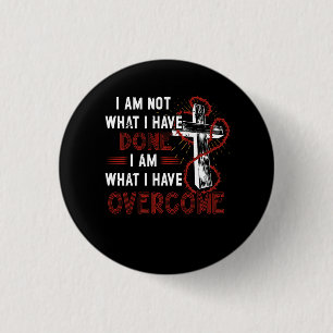 Bóton Redondo 2.54cm Celebrar Recuperação de T-Shirt Christian Cross Je