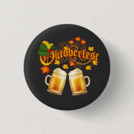 Bóton Redondo 2.54cm Cerveja Oktoberfest