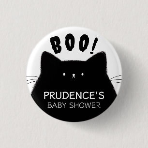 Bóton Redondo 2.54cm Chá de fraldas de Boo Halloween