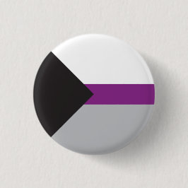 Bóton Redondo 2.54cm Chapa Bandera Demisexual - Love is Love