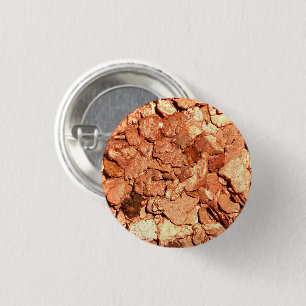 Bóton Redondo 2.54cm Chips de cobre-metal