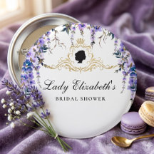 Chuva de Noiva de Flores Azuis Vintage Bridgerton