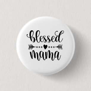 Bóton Redondo 2.54cm Citação de Dia de as mães da mamãe  Botão Pin