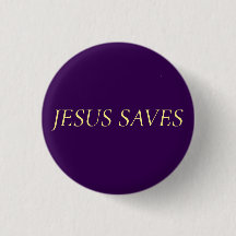 Citação de Fé Jesus Salva em Roxo Real