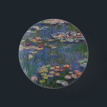 Bóton Redondo 2.54cm Claude Monet Water Lily 1916 Fine Art<br><div class="desc">Claude Monet Water Lily 1916 Botão de Belas Artes</div>