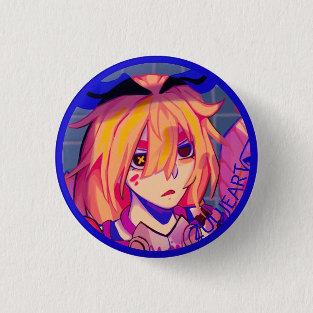 Bóton Redondo 2.54cm Cleanup girl Button (Frente)