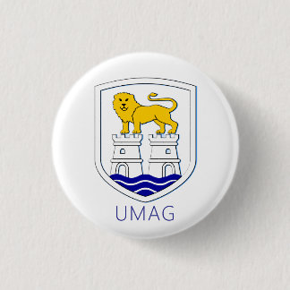 Bóton Redondo 2.54cm Coat of Arms of Umag, Croatia