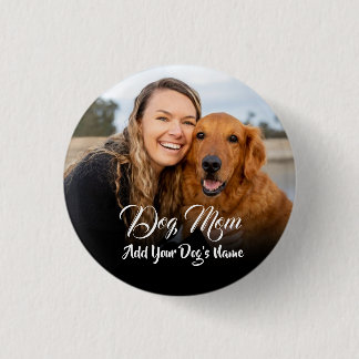 Bóton Redondo 2.54cm Colar de Foto Personalizado de Mãe de Cachorro