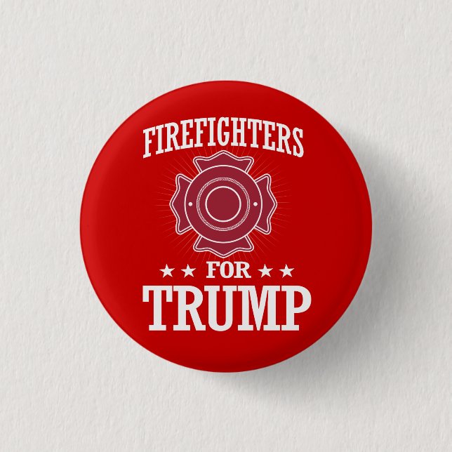 BÓTON REDONDO 2.54CM COMBATEDORES PARA TRUMP (Frente)
