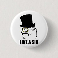 Como um senhor Raiva Cara Monocle Meme