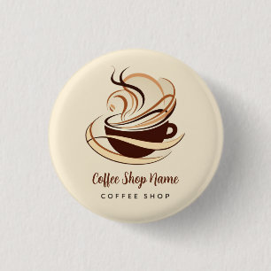 Bóton Redondo 2.54cm Compro profissional Compro Mínimo Moderno do Café