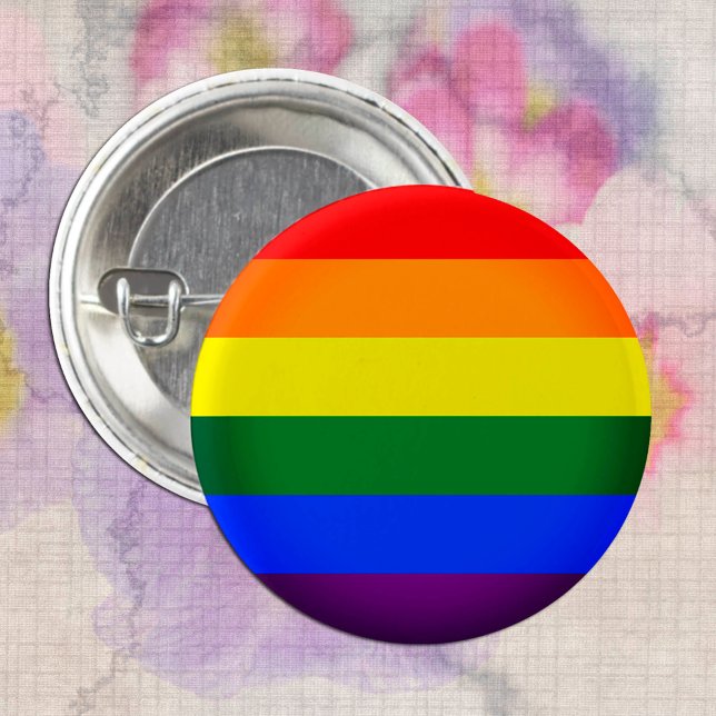 Bóton Redondo 2.54cm Comunidade Rainbow Flag & Pride Rainbow / LGBT (Criador carregado)