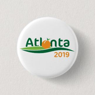 Bóton Redondo 2.54cm Convenção internacional 2019 de Atlanta Geórgia