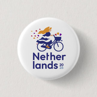 Bóton Redondo 2.54cm Convenção Internacional de Utrecht Holanda 2026