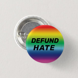 Bóton Redondo 2.54cm Cor do arco-íris do orgulho lgbtq lgbt