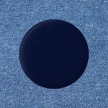 Bóton Redondo 2.54cm Cor Sólida Azul do Marinho da Meia-Noite<br><div class="desc">Cor Sólida Azul do Marinho da Meia-Noite</div>