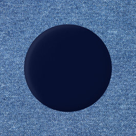 Bóton Redondo 2.54cm Cor Sólida Azul do Marinho da Meia-Noite