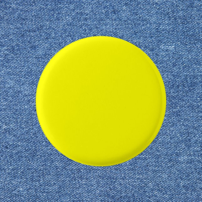 Bóton Redondo 2.54cm Cor Sólida Neon Amarelo (Criador carregado)