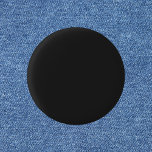 Bóton Redondo 2.54cm Cor Sólida Preta da Eerie<br><div class="desc">Um preto intenso e sofisticado que exude elegância eterno.Perfeito para aqueles que buscam fazer uma declaração ousada.Essa matiz poderosa captura a essência do mistério e da sofisticação.Essa cor negra rica é a melhor escolha para uma estética impressionante e refinada.</div>