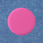 Bóton Redondo 2.54cm Cor Sólida Rosa Quente<br><div class="desc">Cor Sólida Rosa Quente</div>