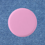 Bóton Redondo 2.54cm Cor Sólida Rosa-Quente Clara<br><div class="desc">Cor Sólida Rosa-Quente Clara</div>