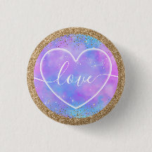 Coração Macio em gradiente pastel ombre Amor