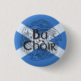 Bóton Redondo 2.54cm Coro Saltire dos Bu