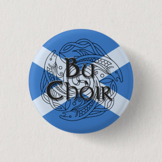 Bóton Redondo 2.54cm Coro Saltire dos Bu