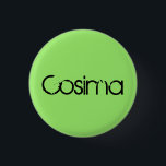 Bóton Redondo 2.54cm Cosima da pia batismal preta, afligida órfão<br><div class="desc">Cosima é um caráter da pia batismal do texto do órfão Black.distressed do programa televisivo,  impressão</div>