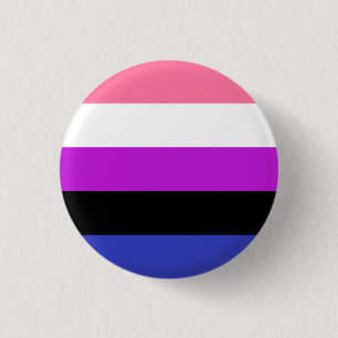 Bóton Redondo 2.54cm Crachá da bandeira de Genderfluid