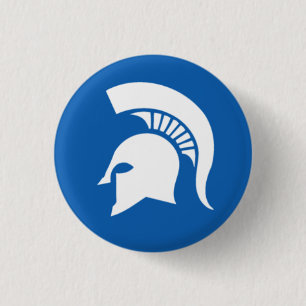 Bóton Redondo 2.54cm Crachá da piscina - capacete do Hoplite